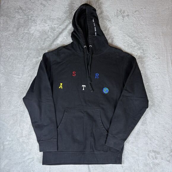 Travis Scott ASTROWORLD Wish You Were Here Scattered Hoodie Medium Cactus Jack - Picture 1 of 10